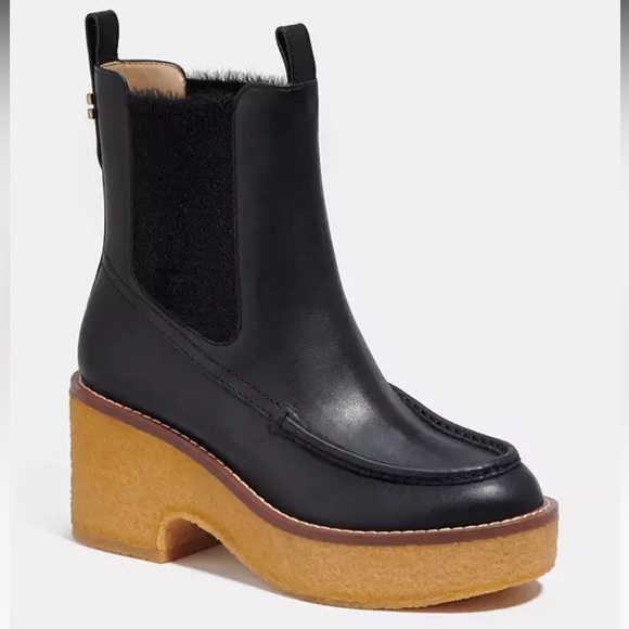 Coach Delaney leather boots